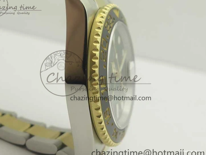 0504 GMT Master II 116713 GMF 904L Steel Edition Green Dial on SS YG Bracelet A Lightweight 3386